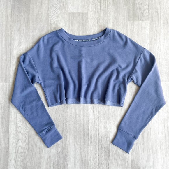 aerie Tops - NEW Aerie OFFLINE Cropped Crewneck Sweatshirt Size Medium